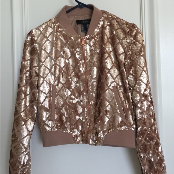 rose gold jacket womens